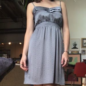 Silk Gray Dress